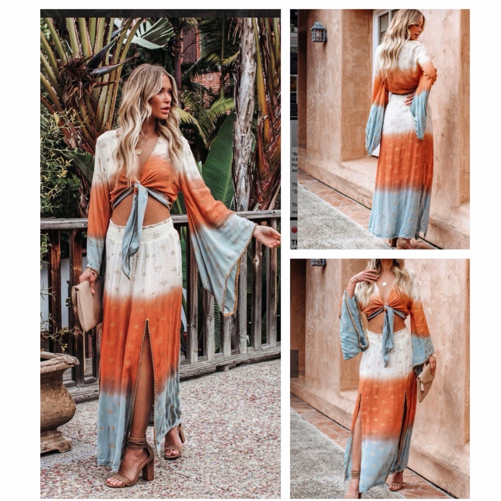 Z&L EUROPE Boheme Ombré Maxi
Dress Set
